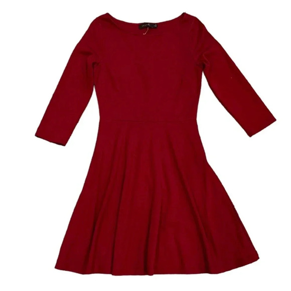The Limited Fit and Flare Red Dress XS - Picture 1 of 3